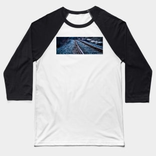 Railroad Tracks in Early Spring Baseball T-Shirt